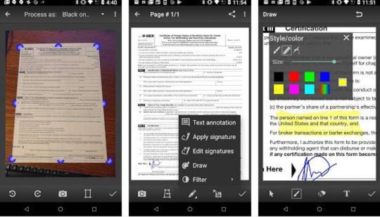Mobile Doc Scanner (MDScan) + OCR Apk